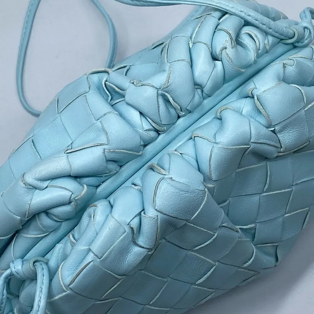 Bottega Veneta Pouch Mini Intrecciato leather clutch